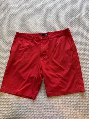 Like New Travis Mathew Red Shorts Size 40
